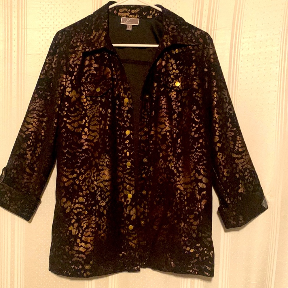 JM Collection Long Sleeve Shacket